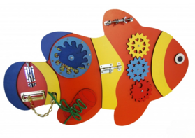 Бизиборд «Оранжевая рыбка» - fgospostavki.ru - Самара