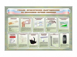 Стенды "Учебно-практическое оборудование по оказанию первой помощи" - fgospostavki.ru - Самара