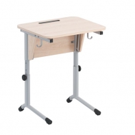 Стол ученический с наклоном столешницы (0-24°) на плоскоовальной трубе - fgospostavki.ru - Самара