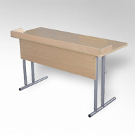 Стол ученический 'Школьник' для кабинета химии с бортиком  - fgospostavki.ru - Самара