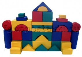 Мягкий модуль-конструктор "Замок" (33 элемента) - fgospostavki.ru - Самара