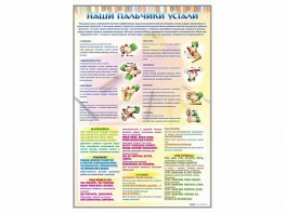 Стенд "Наши пальчики устали" (зарядка) - fgospostavki.ru - Самара