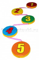 Дорожка "Змейка-шагайка-геометрическая" с цифрами - fgospostavki.ru - Самара