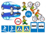 Магнитно-маркерная доска "Дорожные правила пешехода" с комплектом тематических магнитов - fgospostavki.ru - Самара
